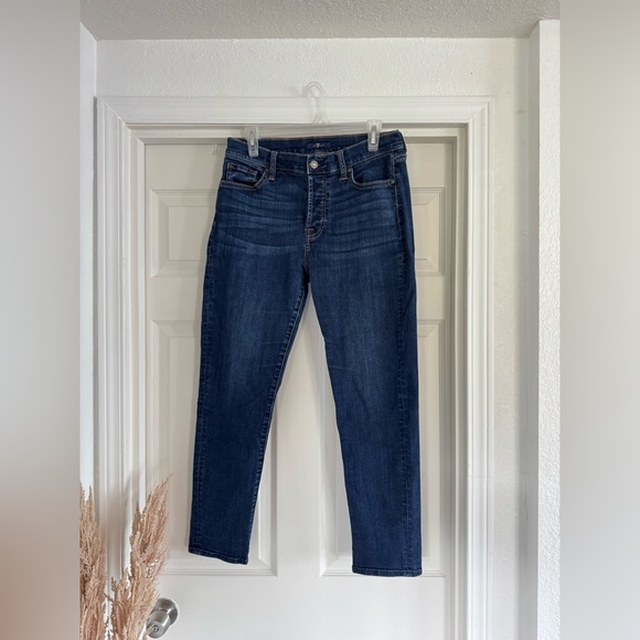 7 For All Mankind Josefina Ankle Jeans, Size 29 - Picture 4 of 10